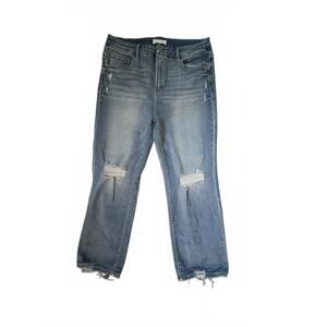 Risen Jeans Light Wash Distressed Jeans - 18/20